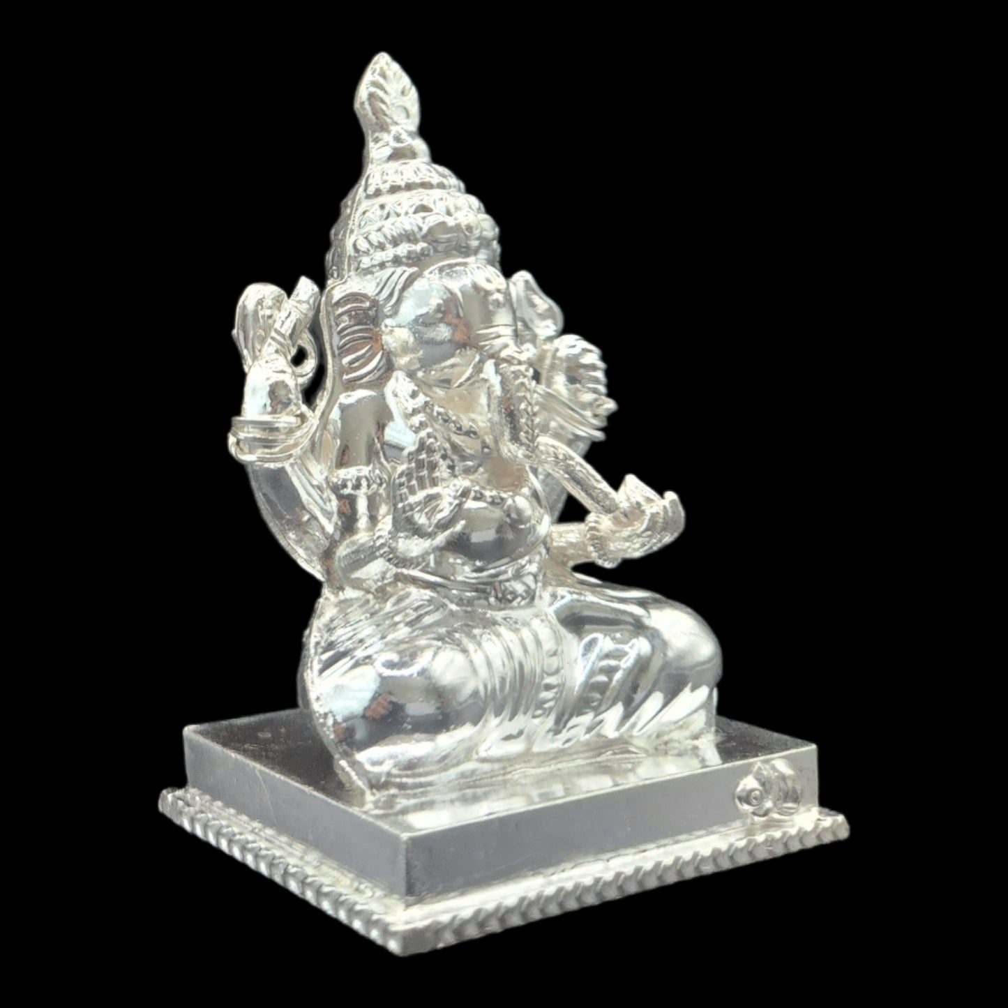 Silver Lord Ganesha Idol