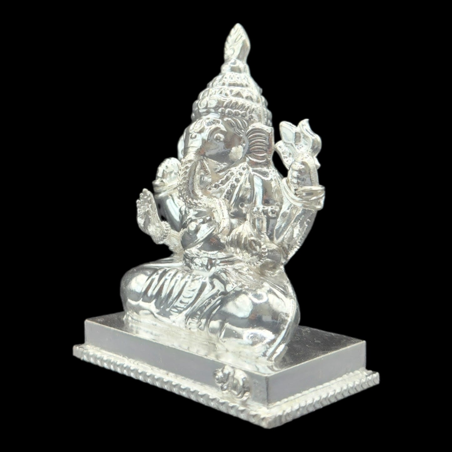 Silver Lord Ganesha Idol