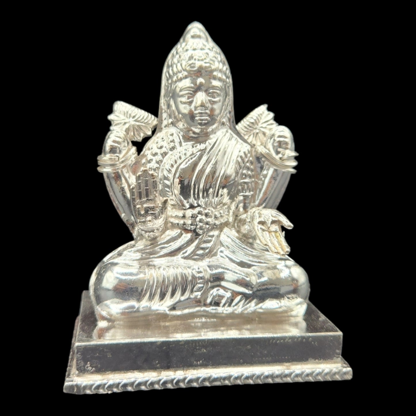 Silver Goddess Laxmi Idol