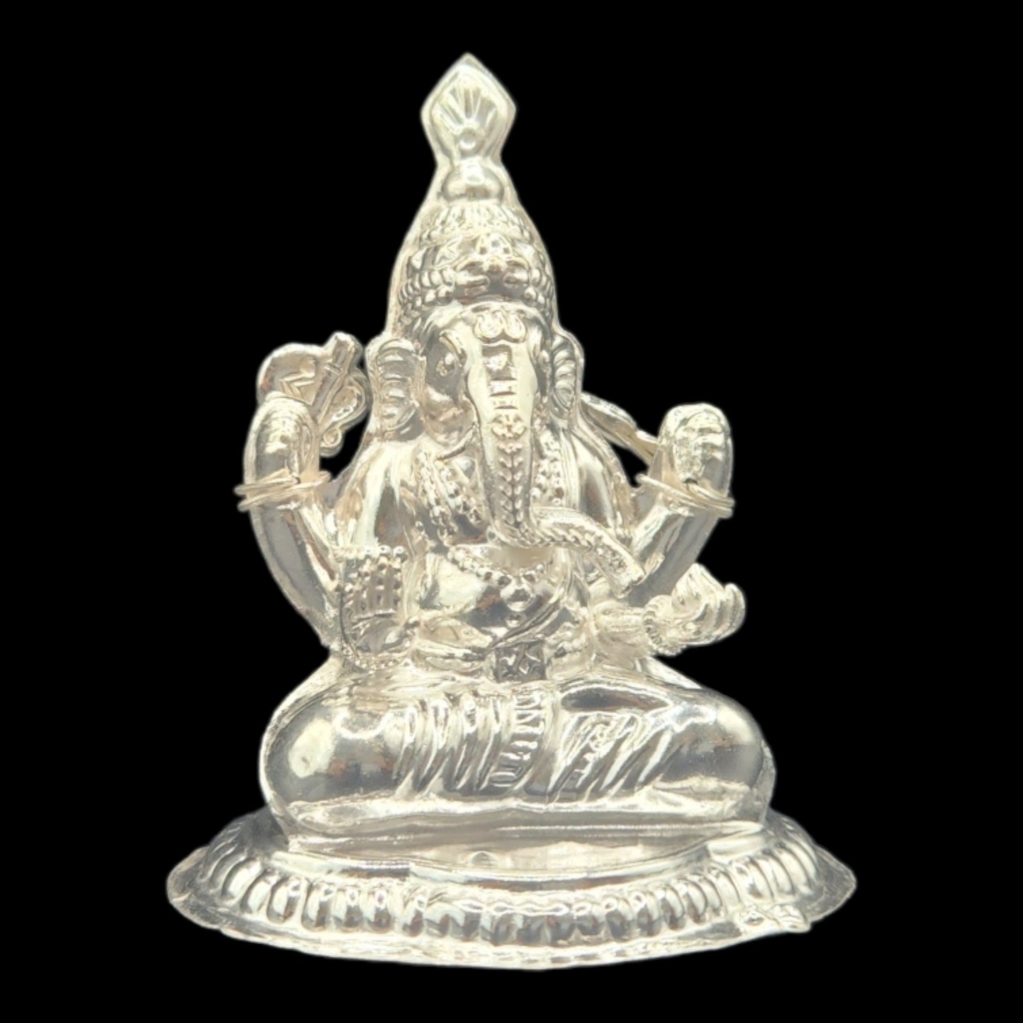 Silver Lord Ganesha Idol