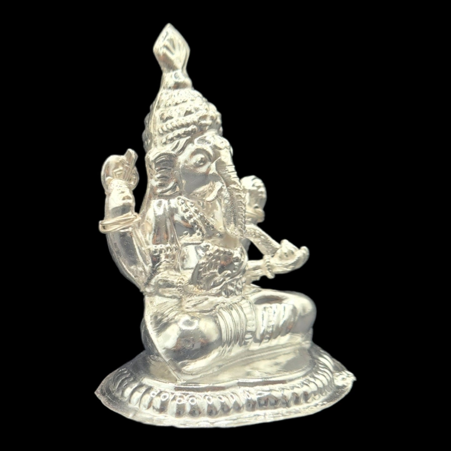 Silver Lord Ganesha Idol