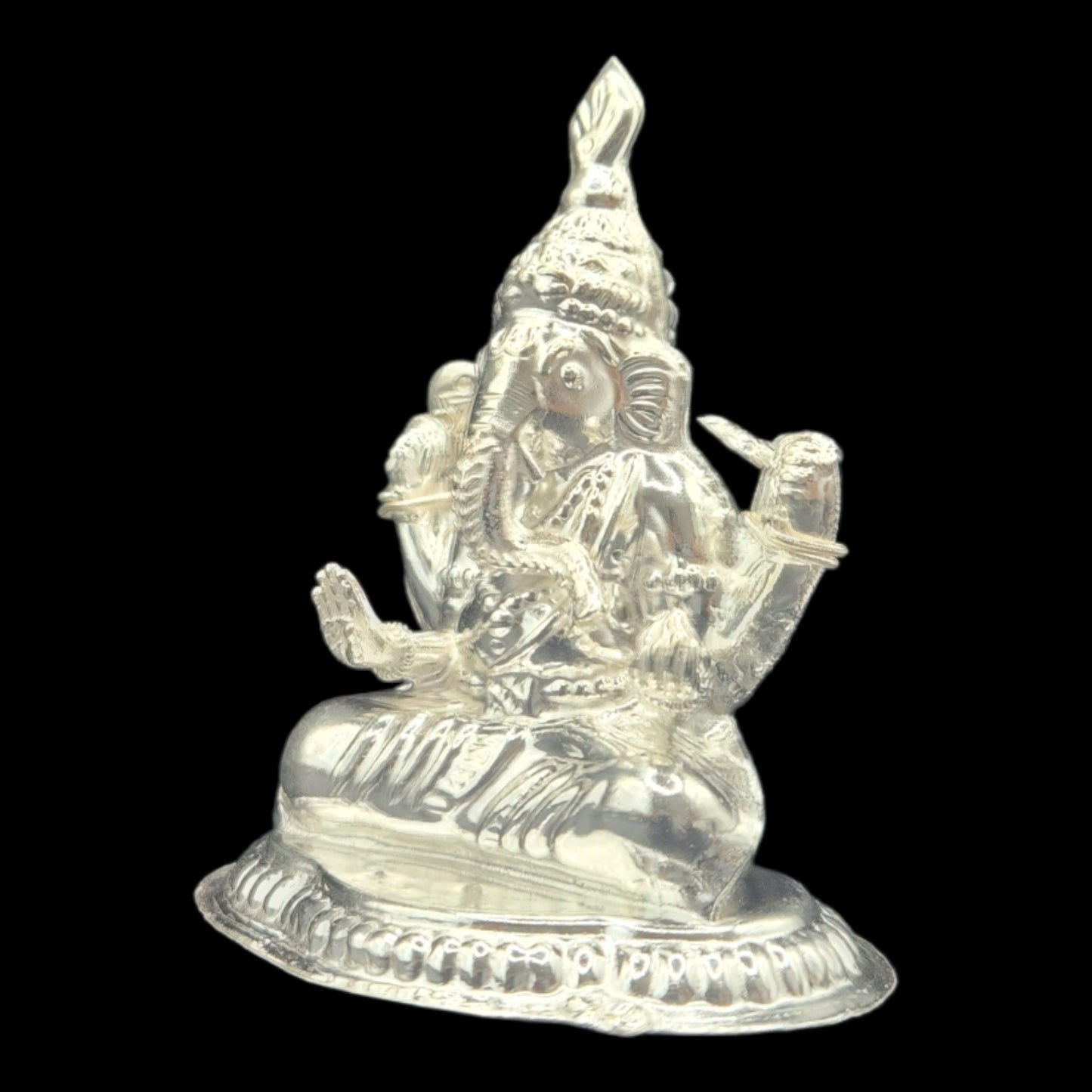 Silver Lord Ganesha Idol