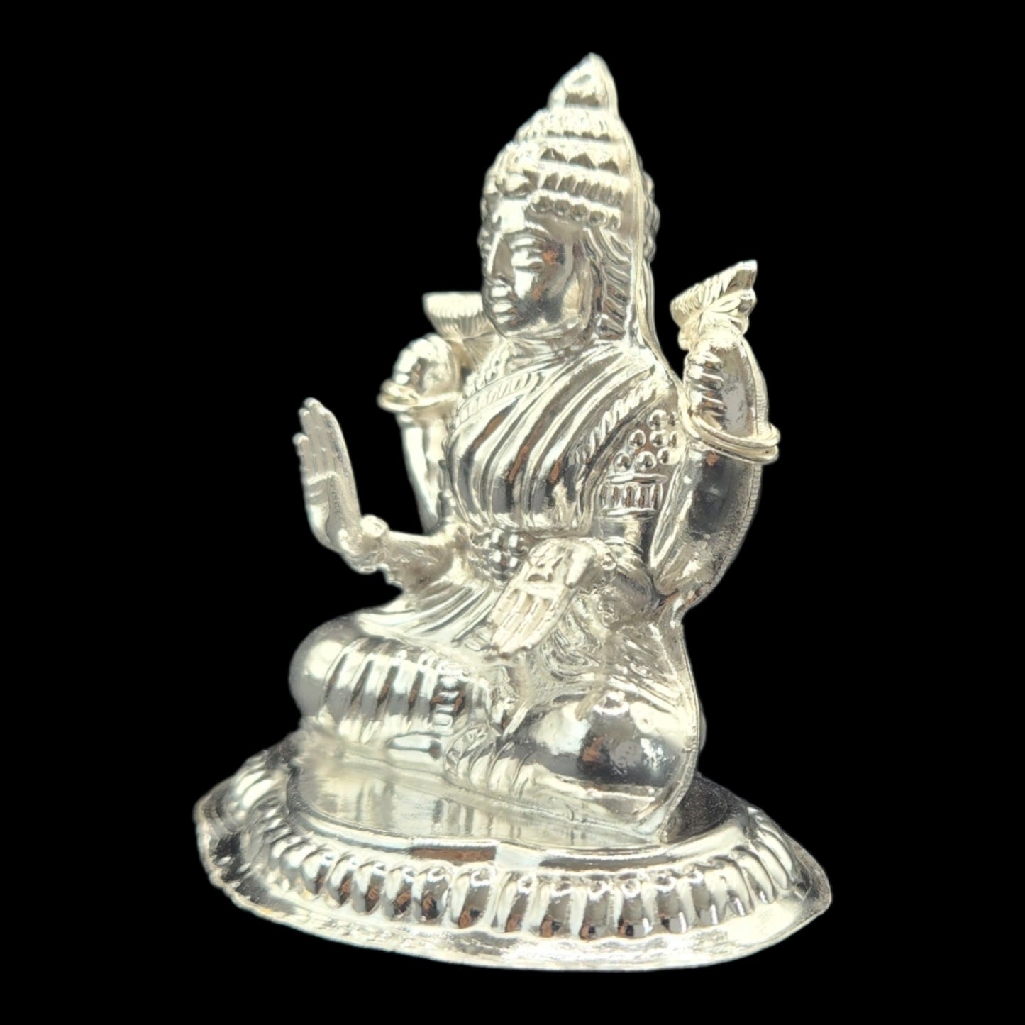 Silver Goddess Laxmi  Idol 