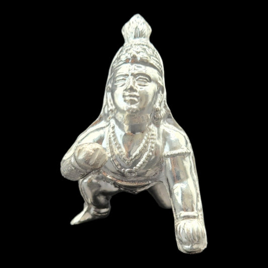 Silver Bal Gopal Idol