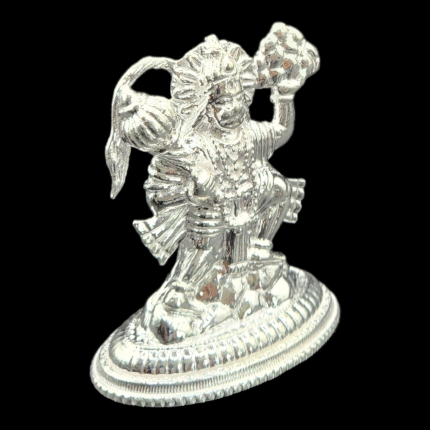 Silver Hanuman Idol