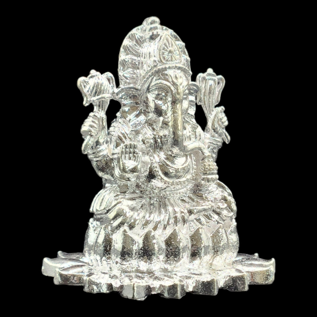 Silver Lord Ganesha Idol