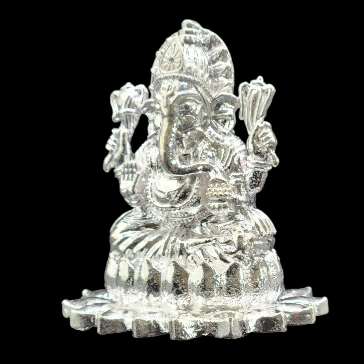 Silver Lord Ganesha Idol