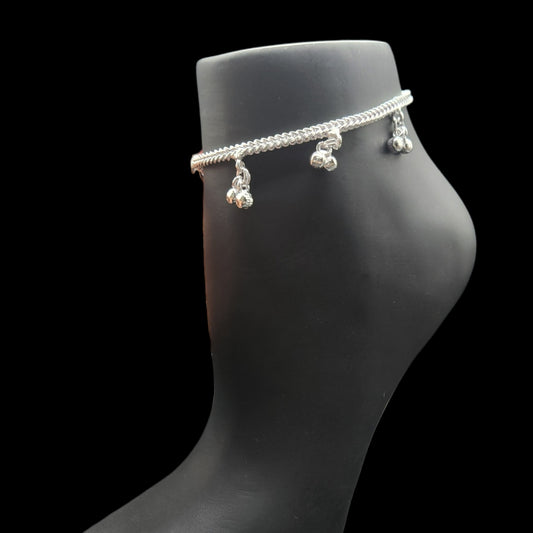 Silver Anklets For kids