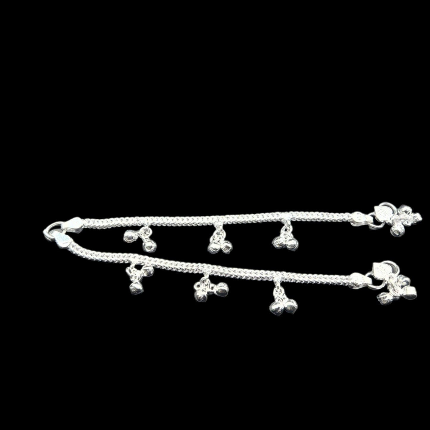 Silver Anklets For kids