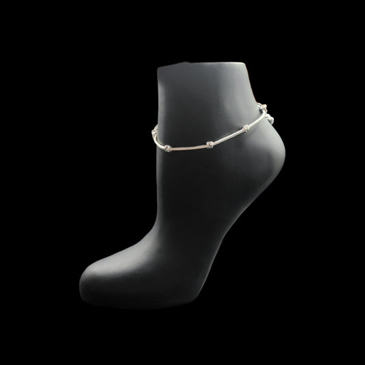 Silver Anklets For Kids