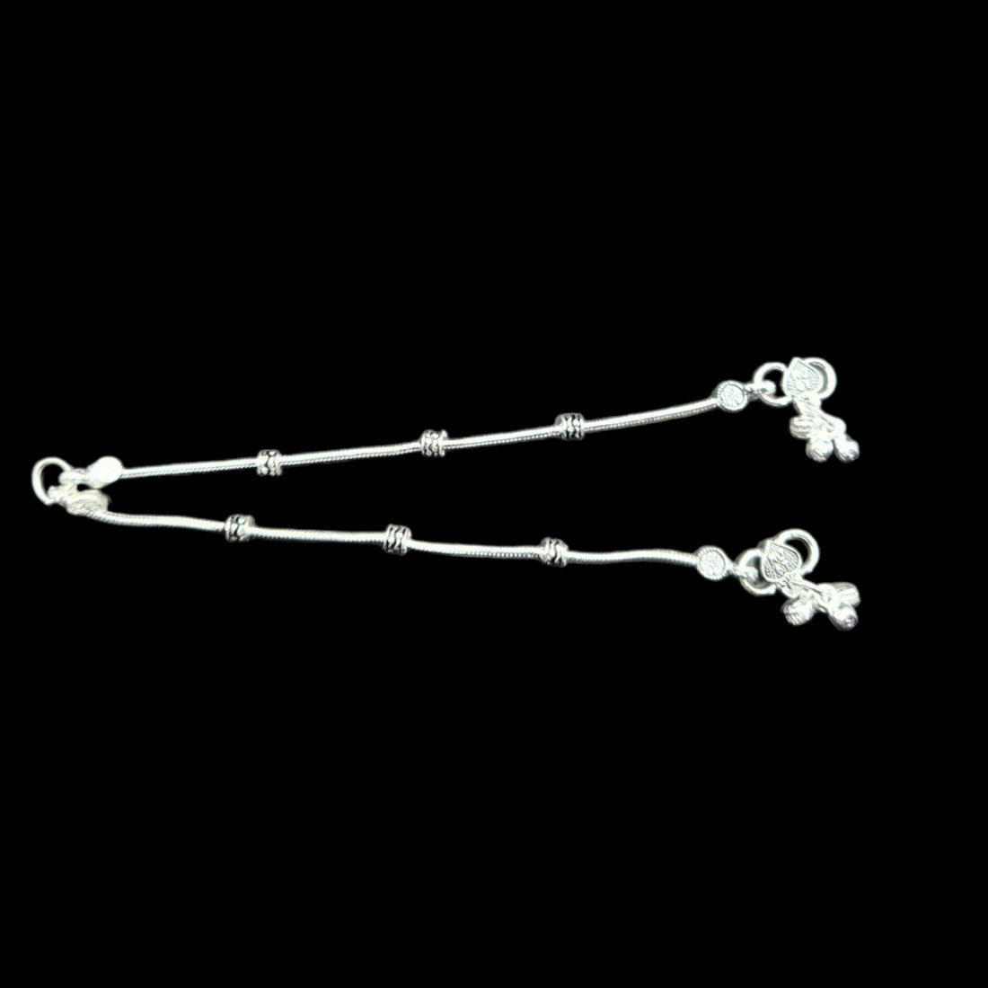 Silver Anklets For Kids