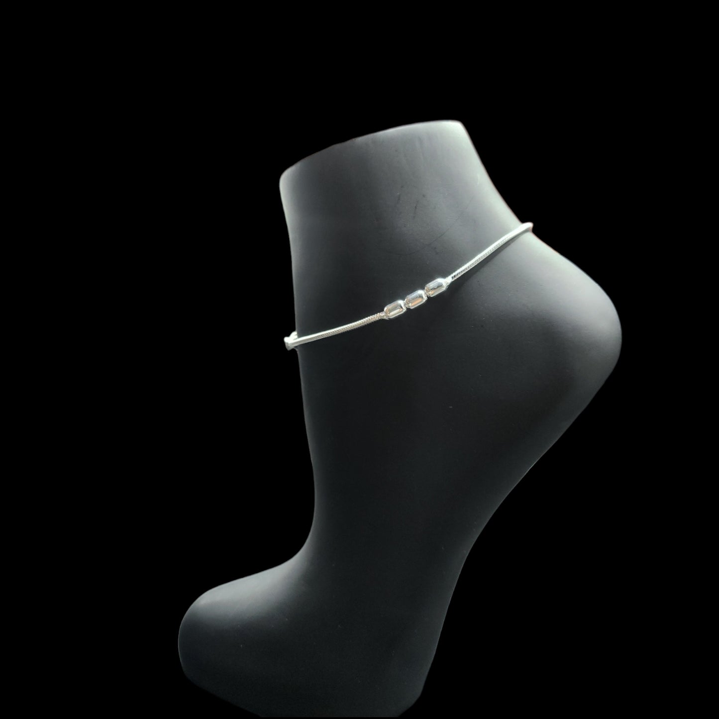 Silver Anklets For Kids