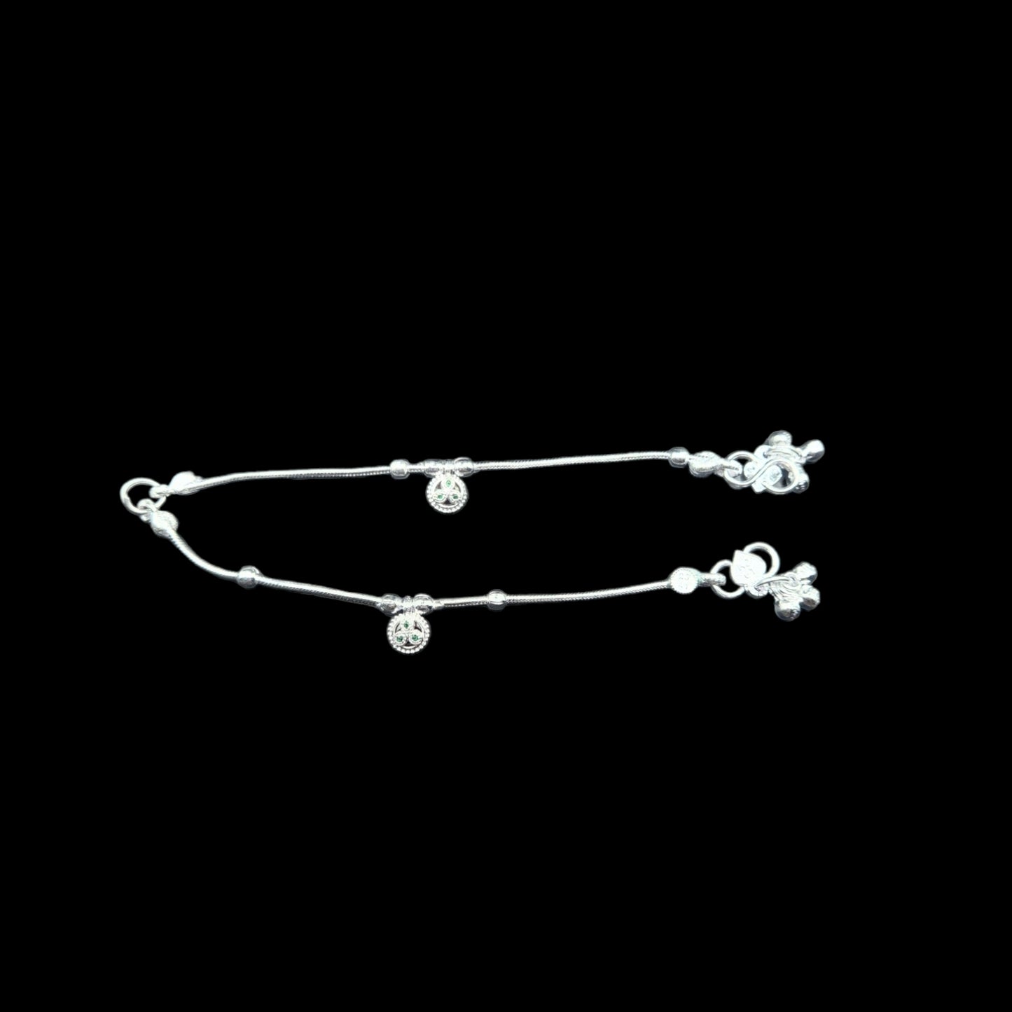 Silver Anklets for Kids