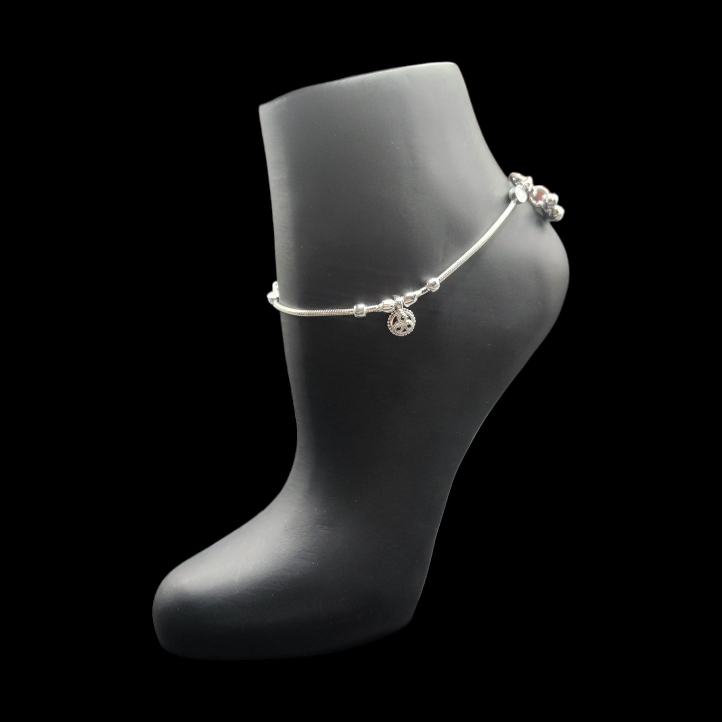 Silver Anklets for Kids