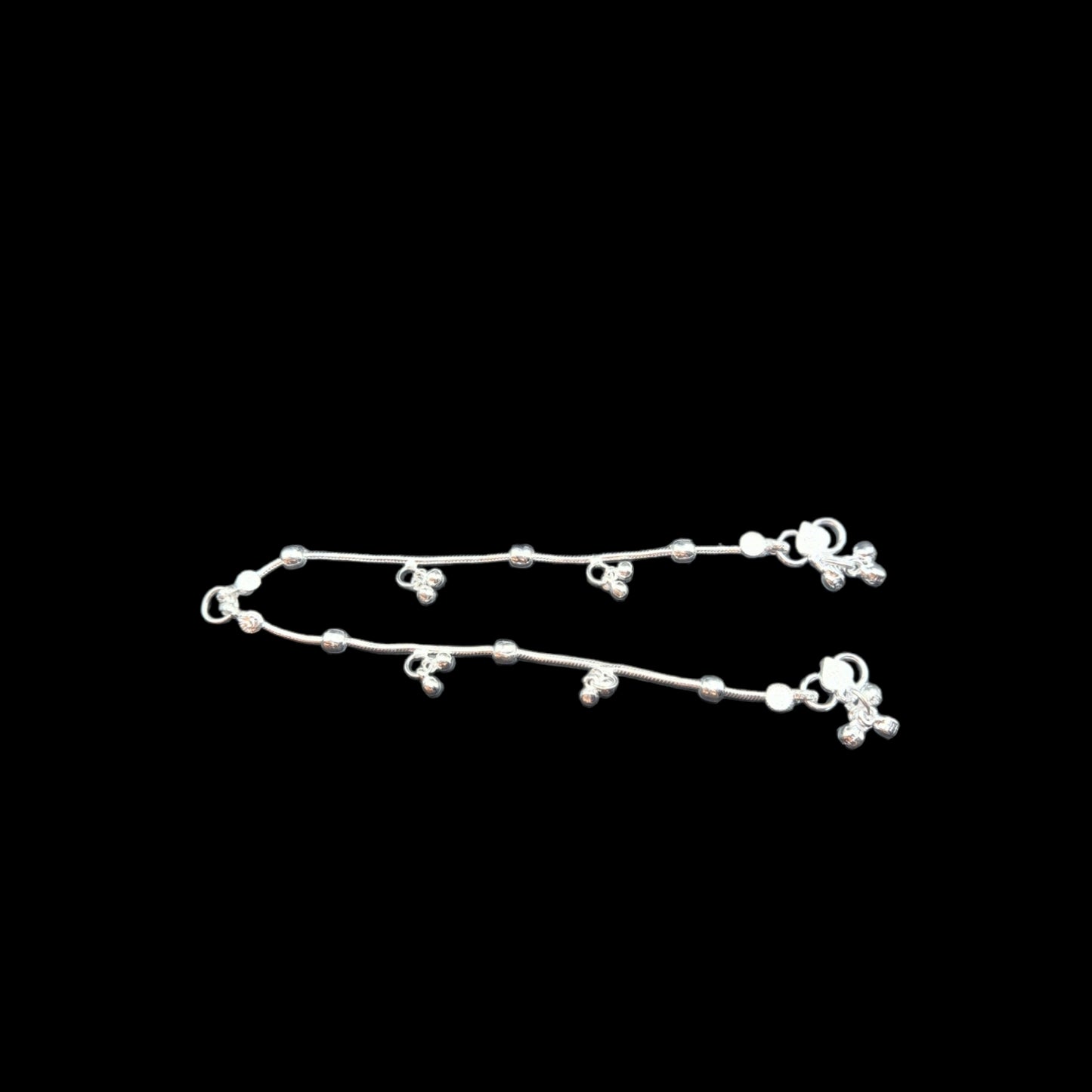 Silver Anklets For Kids