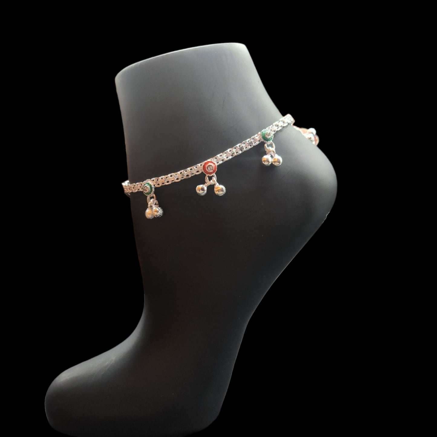 Silver Anklet for Kids