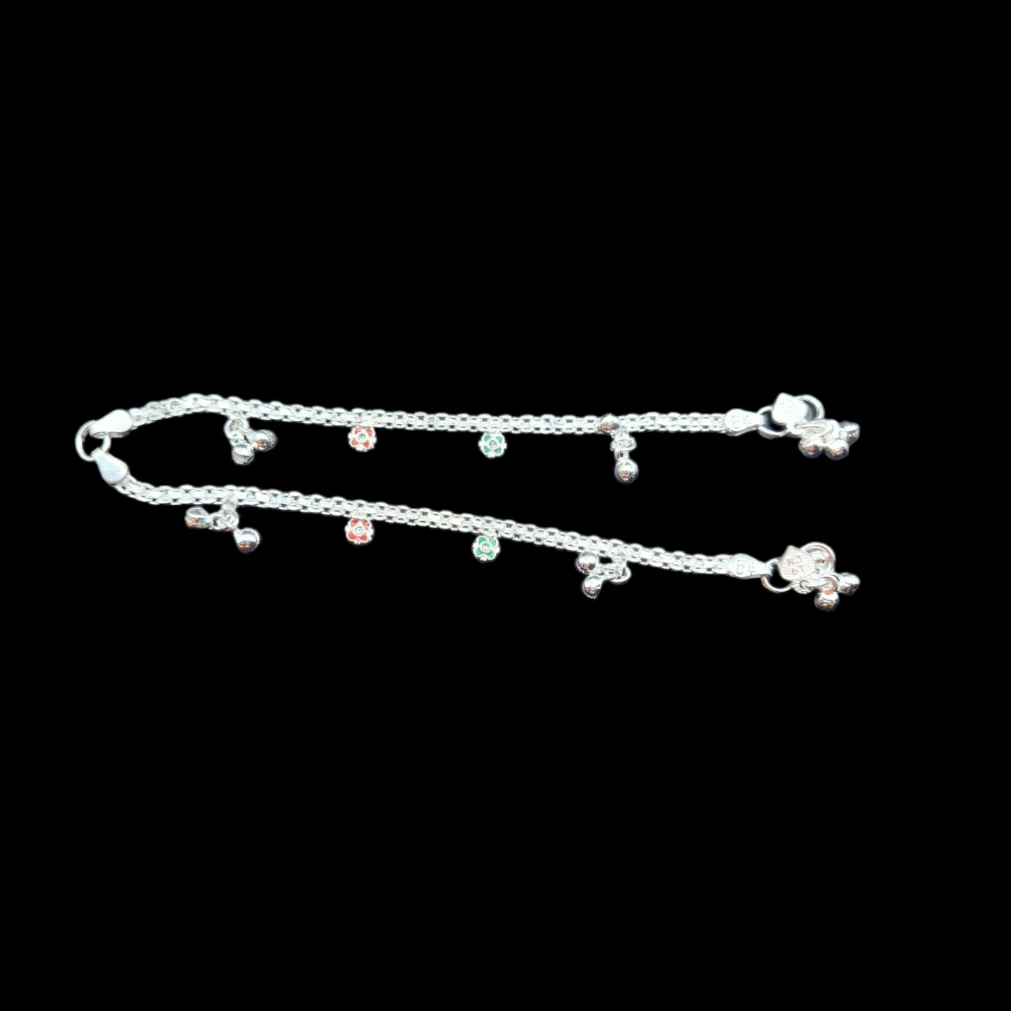 Silver Anklets For kids