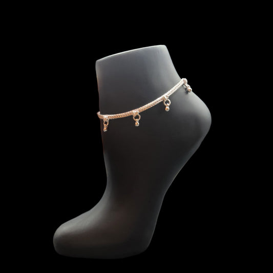 Silver Anklets For Kids