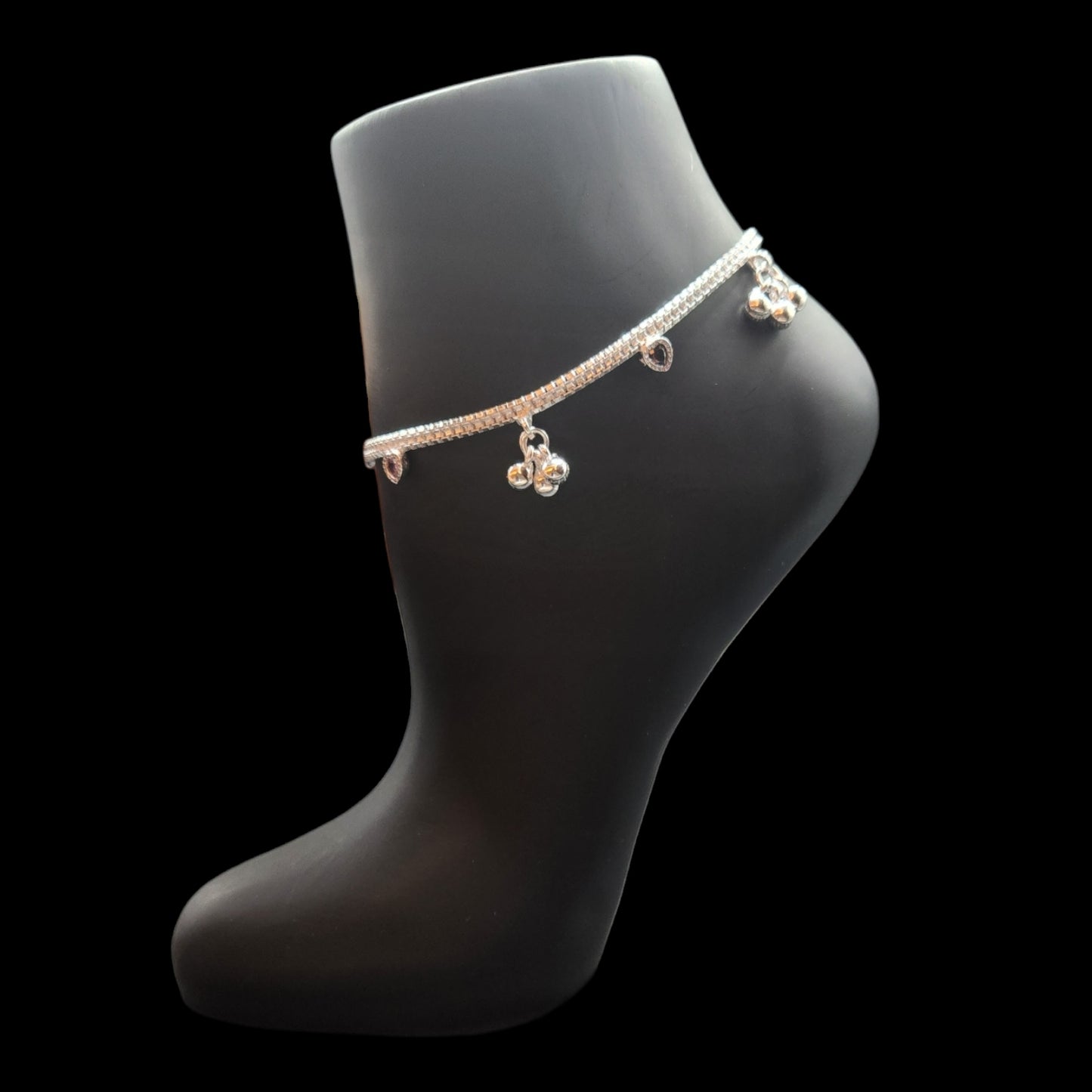 Silver Anklets For Kids