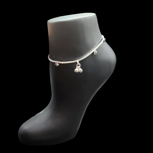 Silver Anklets for Kids