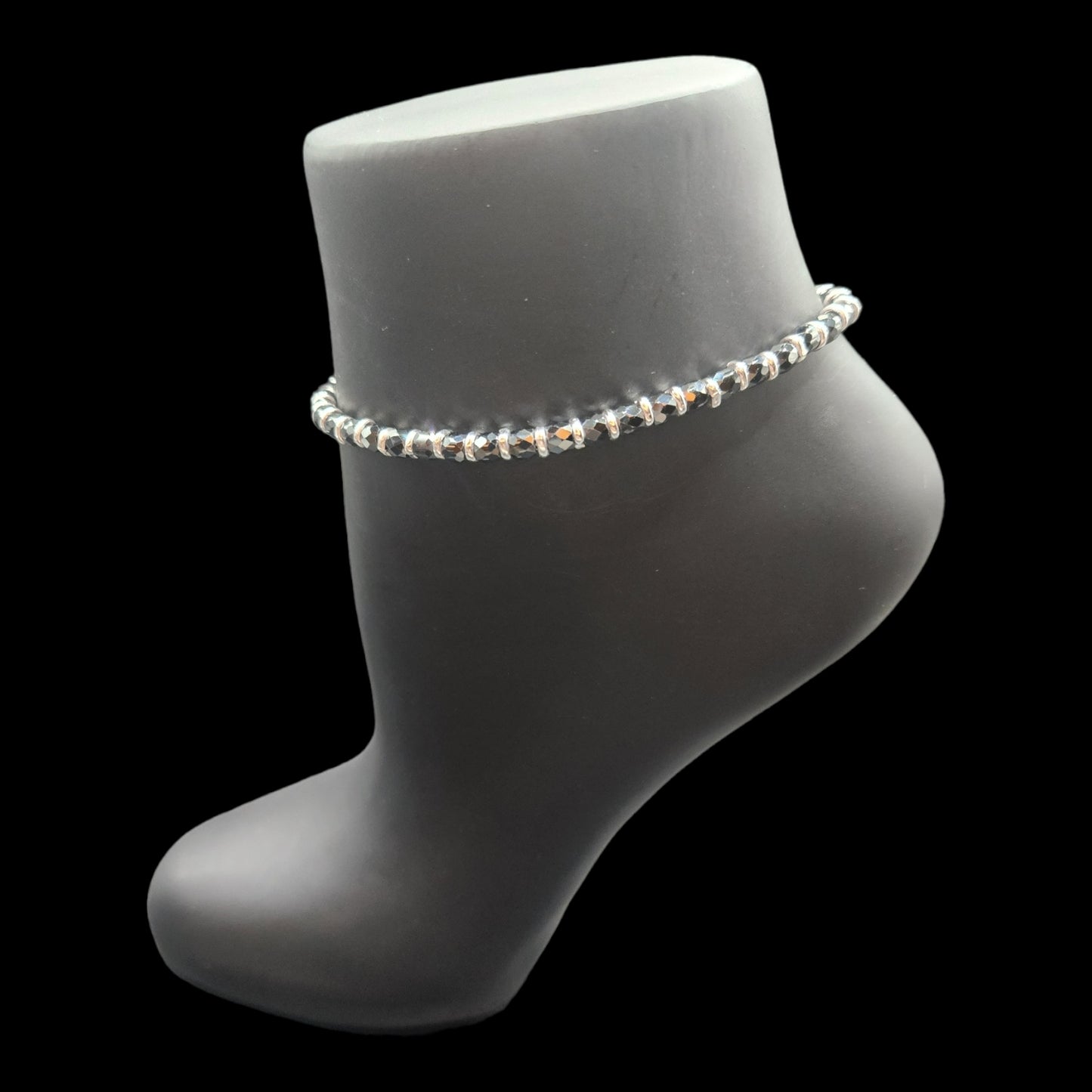 Silver Slider Anklet.