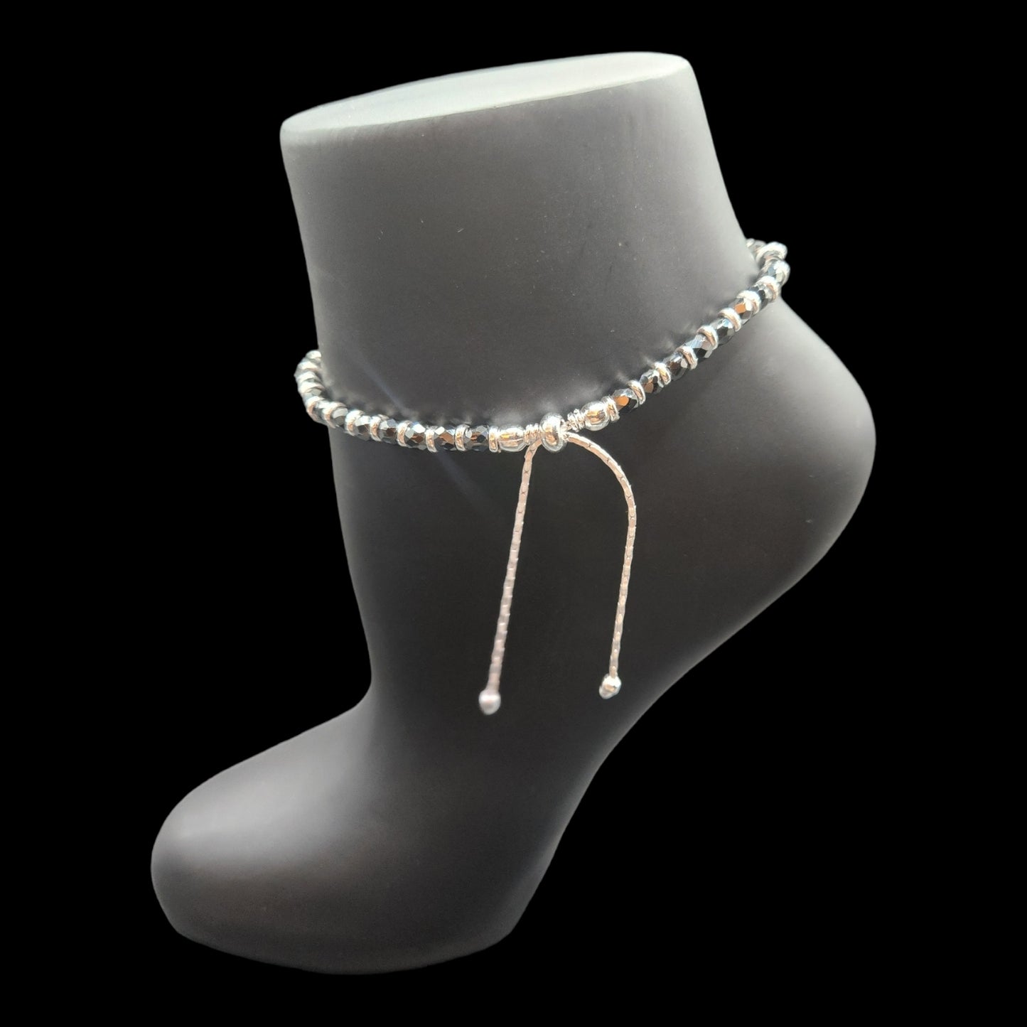 Silver Slider Anklet.