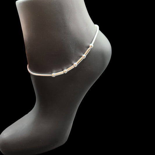 Silver Anklets