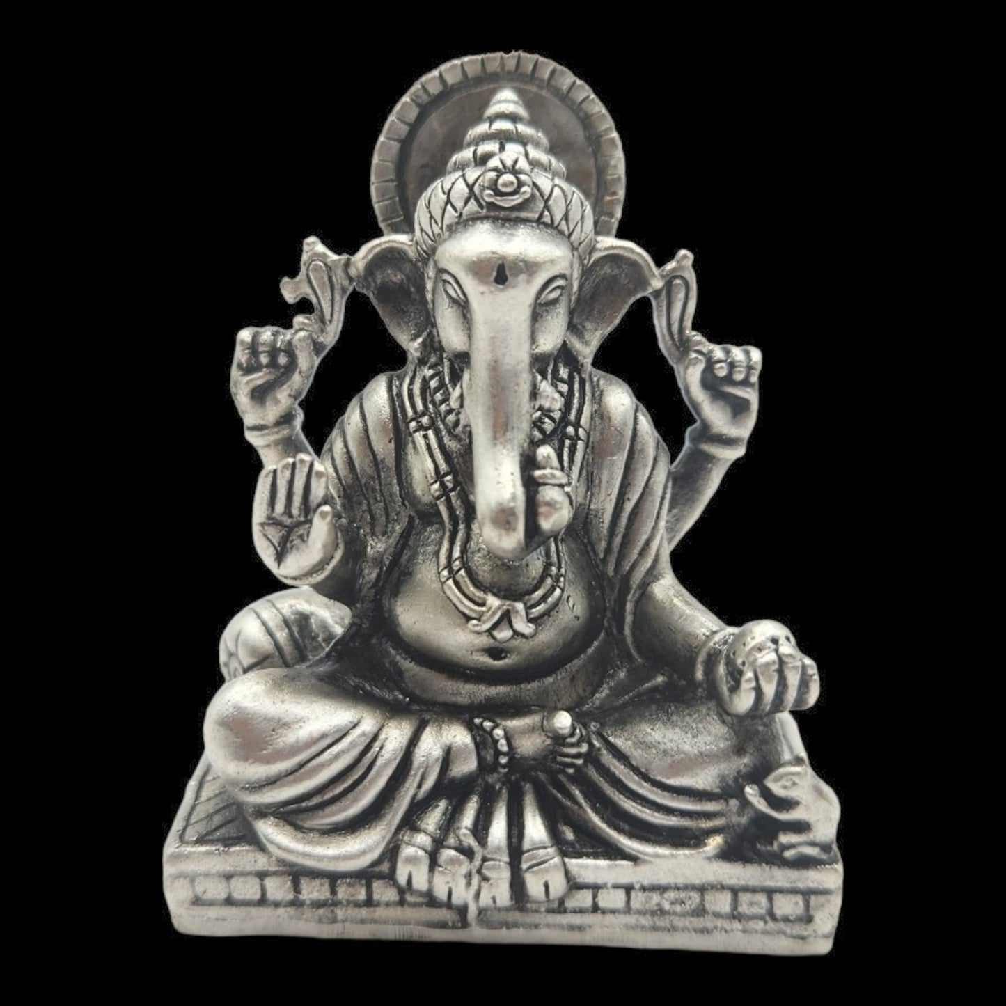 925 Silver Ganesh Idol