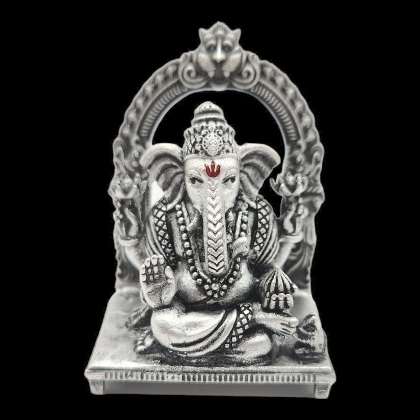 925 Silver Ganeshji Idol.