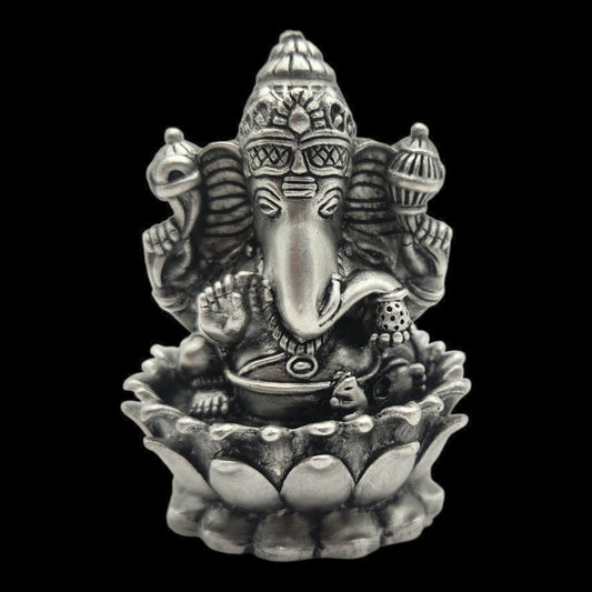 925 Silver Ganeshji Idol.