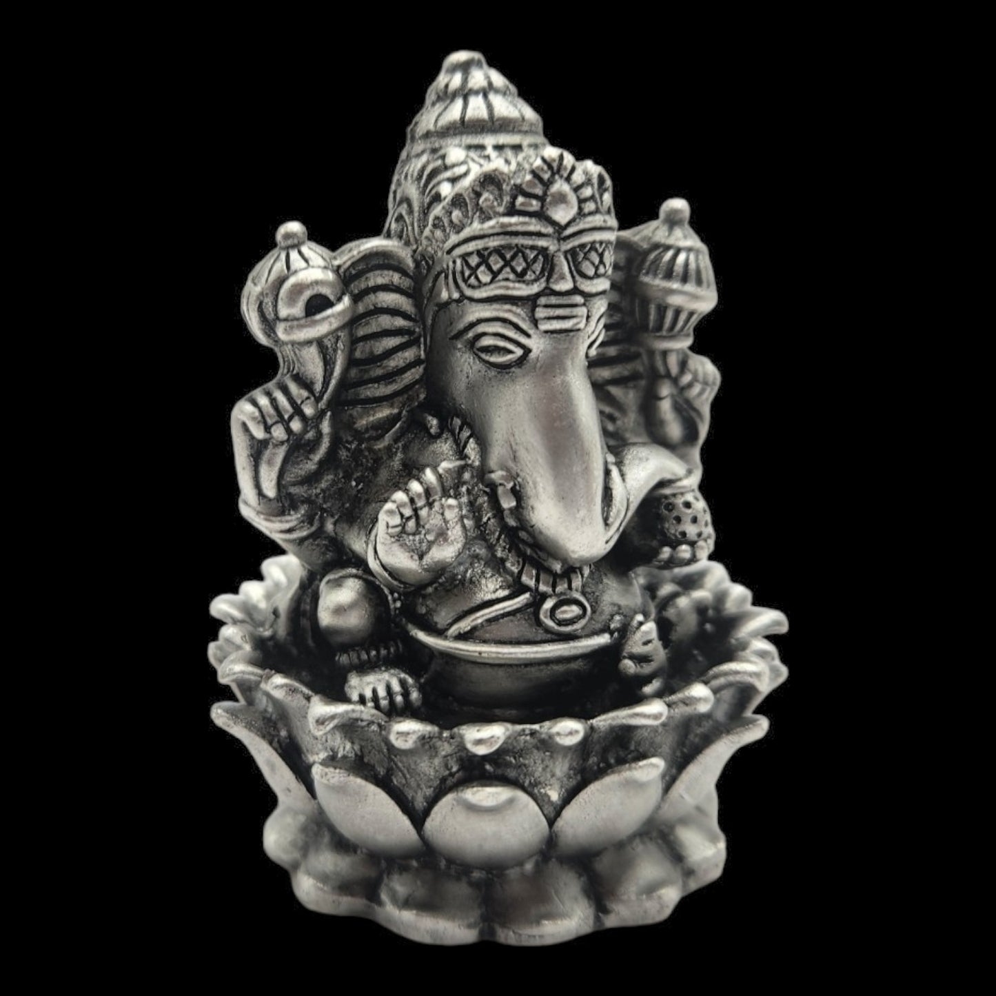 925 Silver Ganeshji Idol.