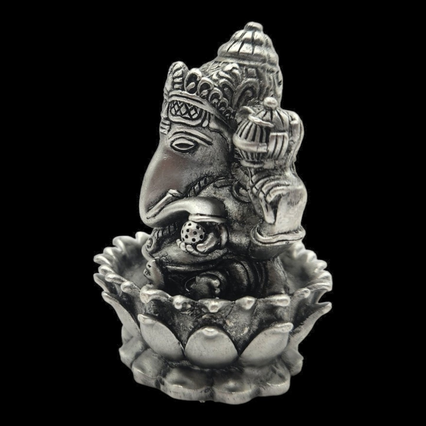 925 Silver Ganeshji Idol.