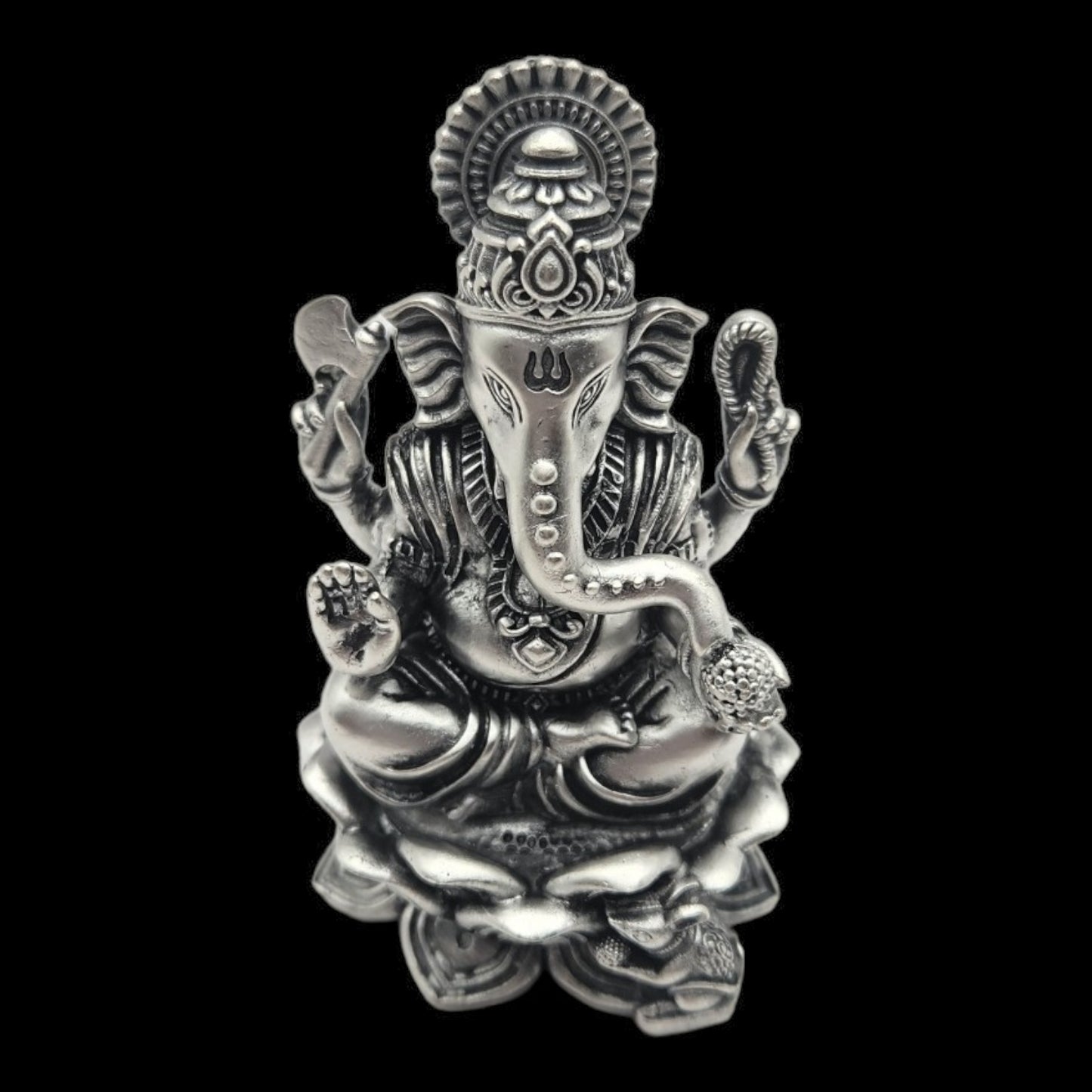 925 Silver Ganeshji Idol.