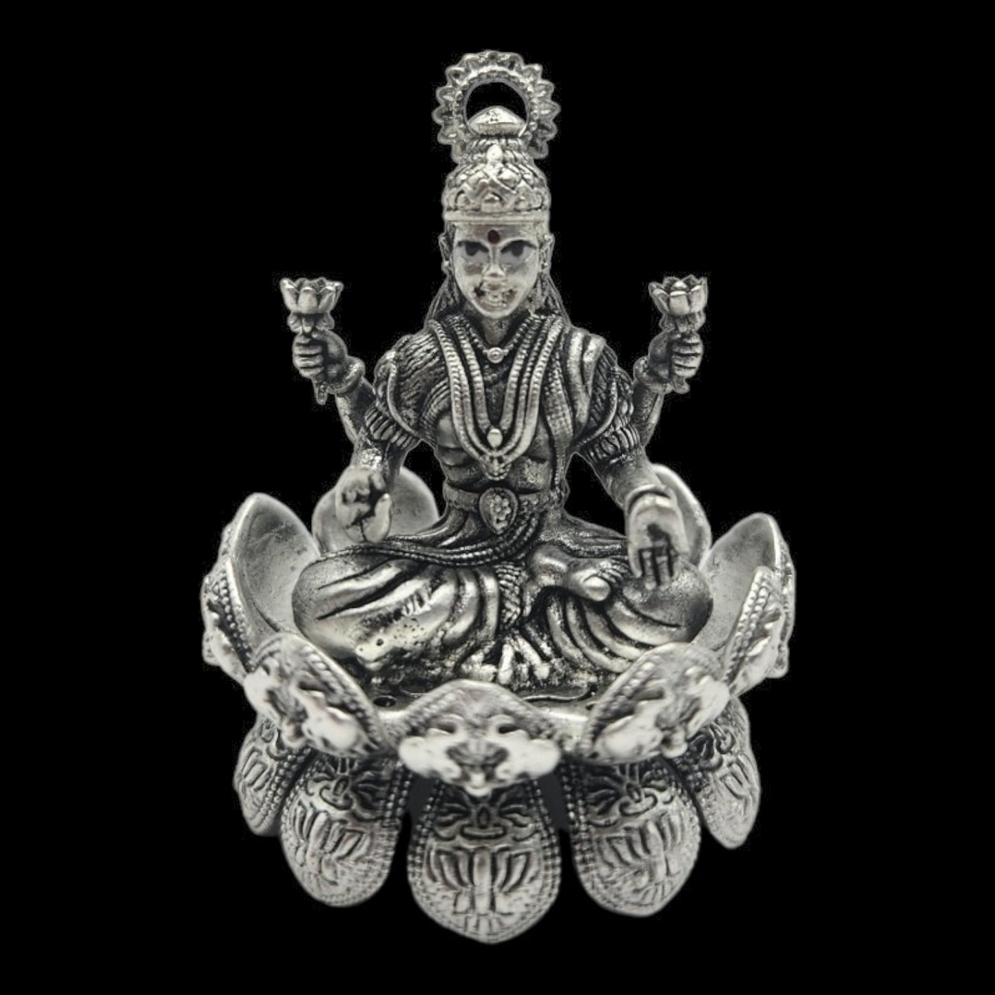 925 Silver   Goddess Laxmi Idol. 