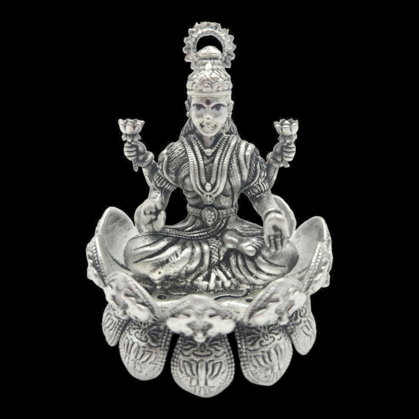 925 Silver   Goddess Laxmi Idol. 