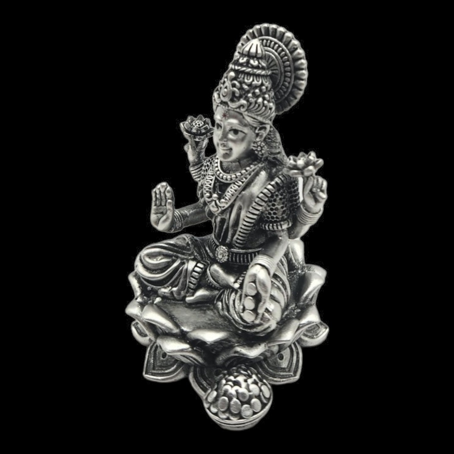 925 Silver  Goddess Laxmi Idol. 