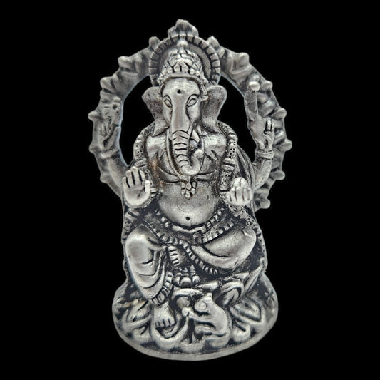 925 Silver Lord Ganesh solid  Idol.