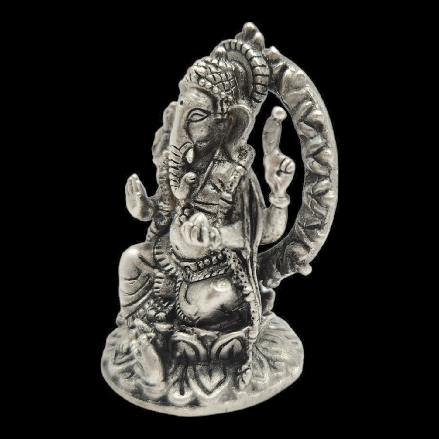 925 Silver Lord Ganesh solid  Idol.