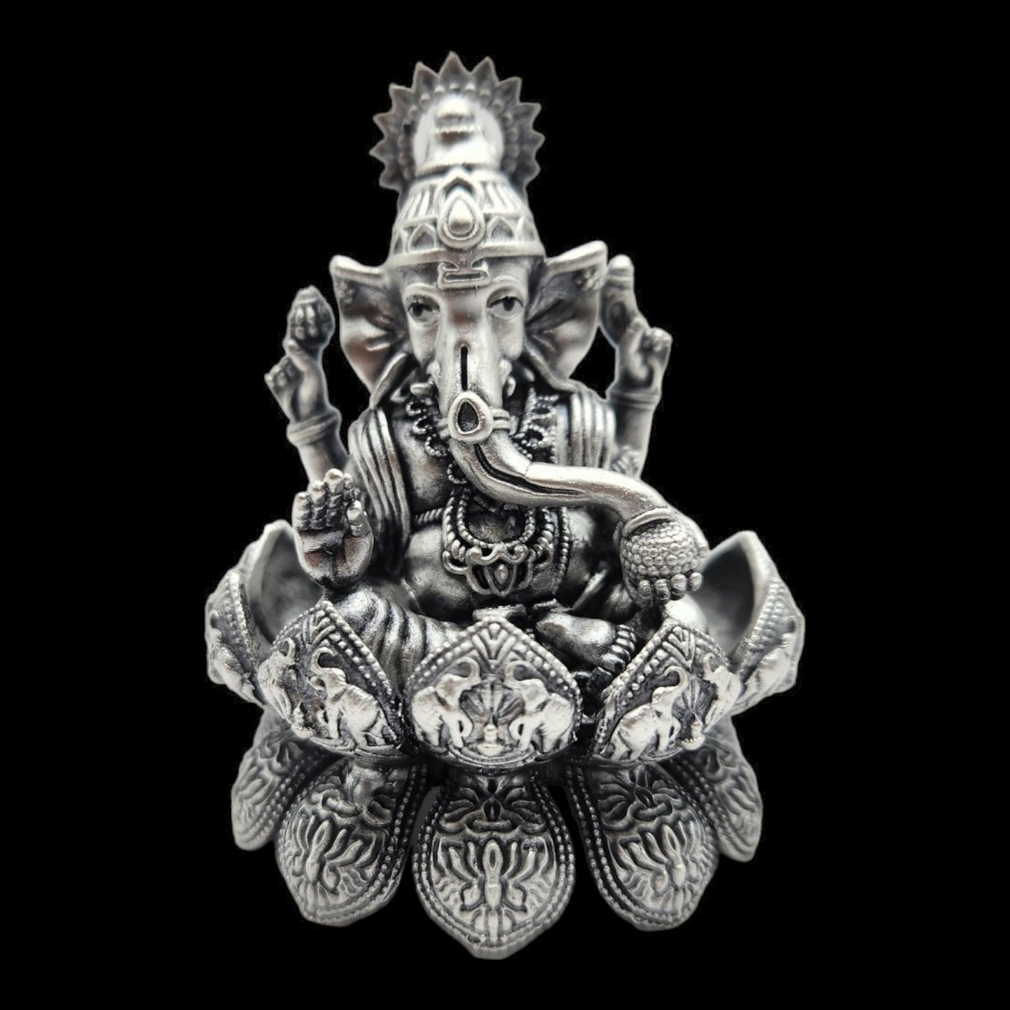 925 Silver Lord Ganesh solid  Idol.