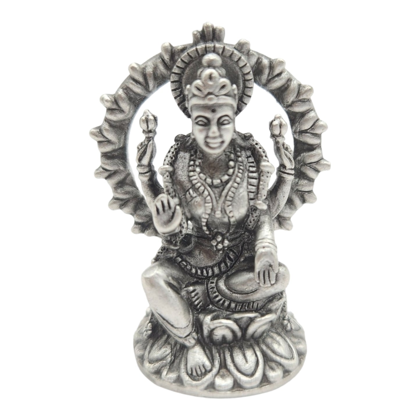 925 Silver Goddess Laxmi Idol.