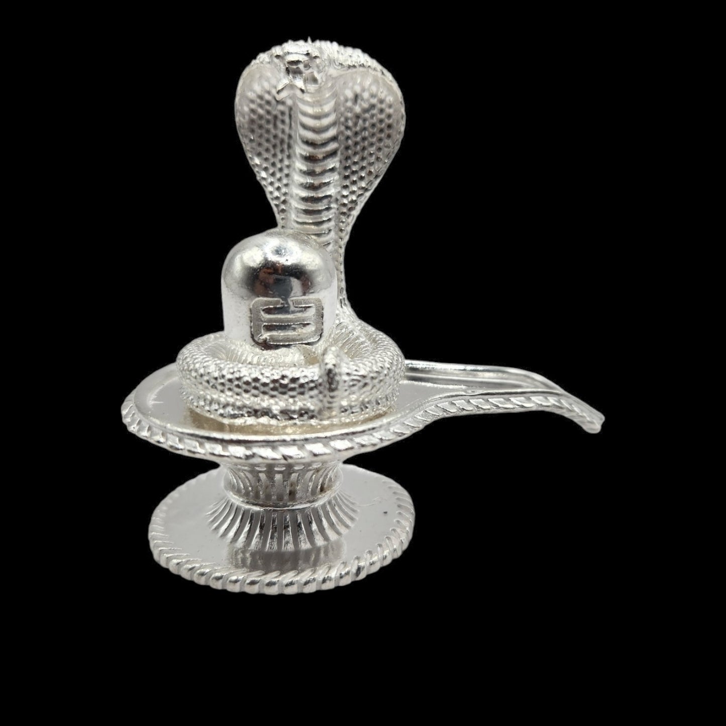 925 Silver Shivling Solid Idol.