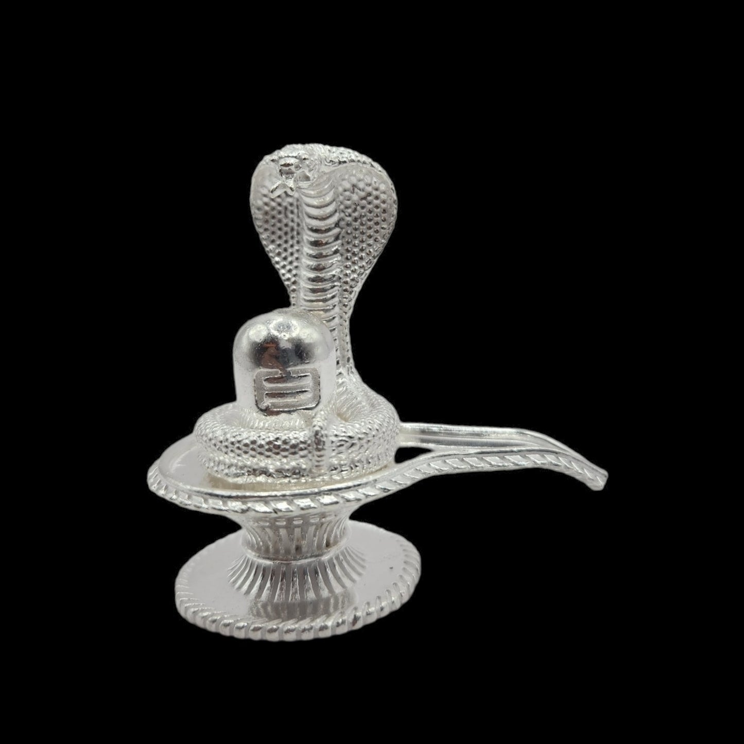 925 Silver Shivling Solid Idol.