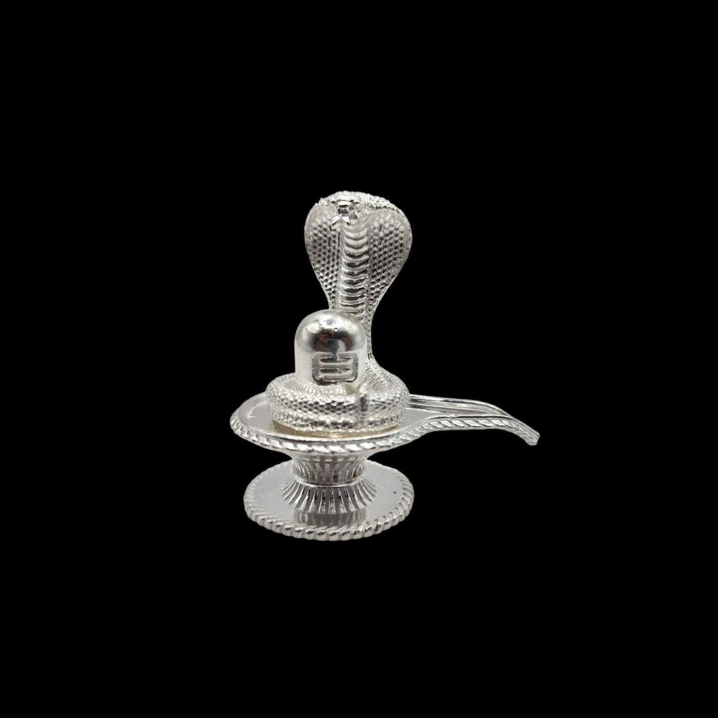 925 Silver Shivling Solid Idol.