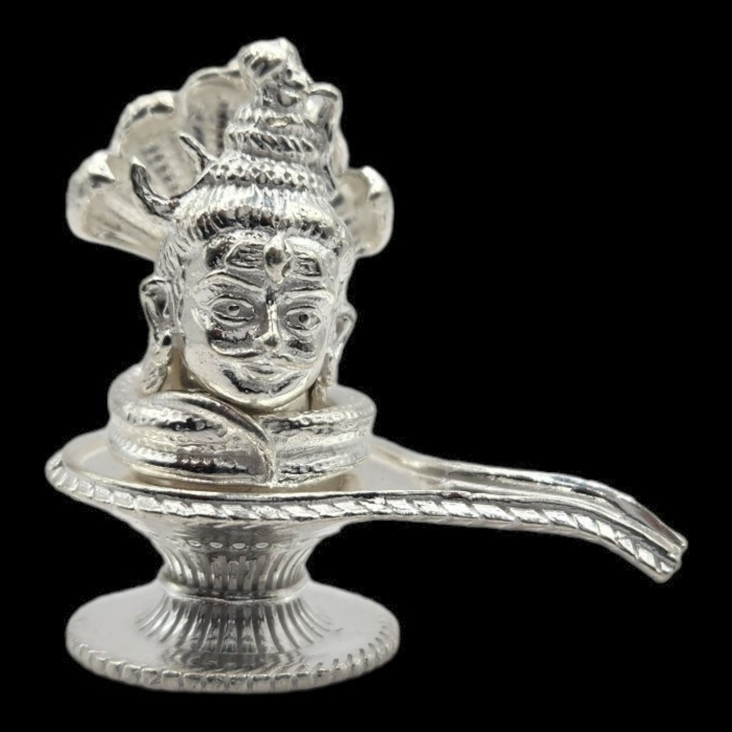 925 Silver Shivling Solid Idol