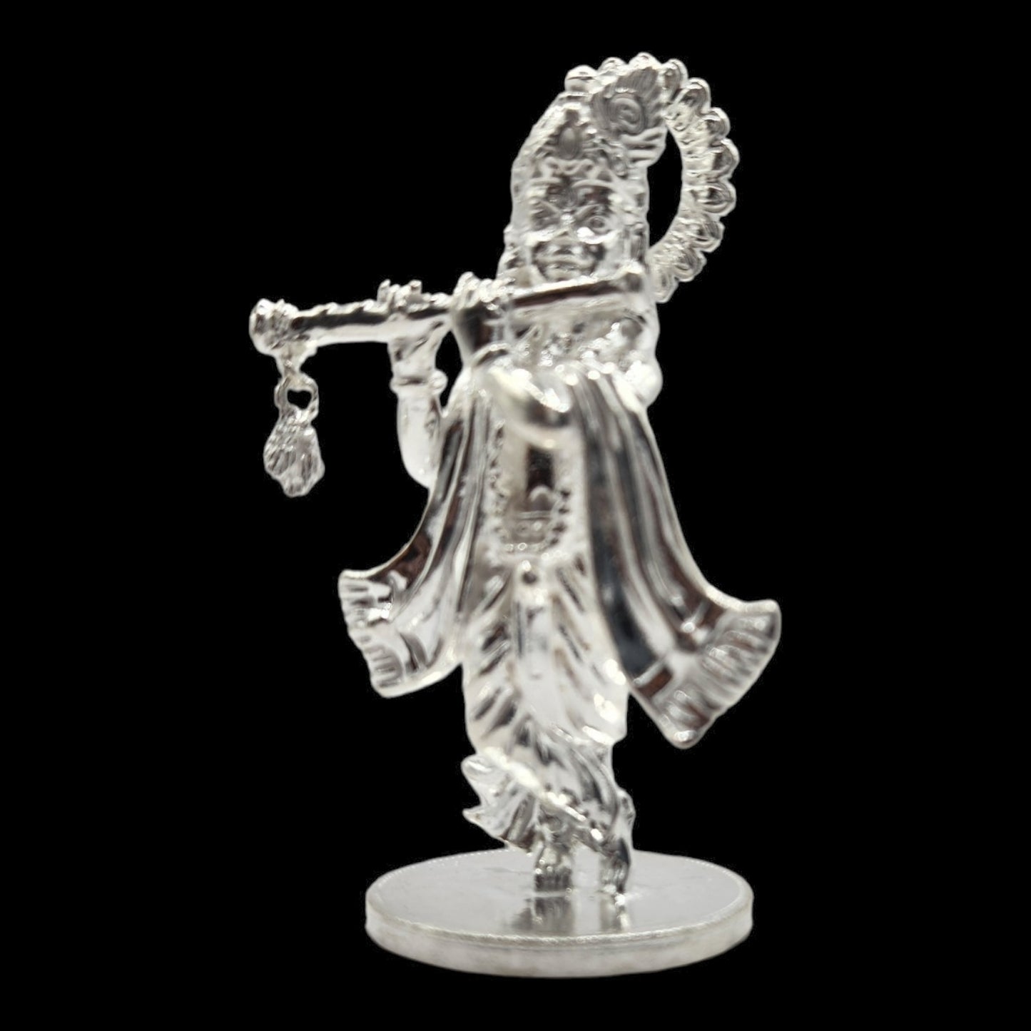 925 Silver Lord Krishna Solid Idol