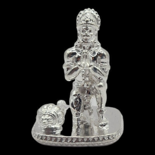 925 Silver Lord Hanuman Solid Idol