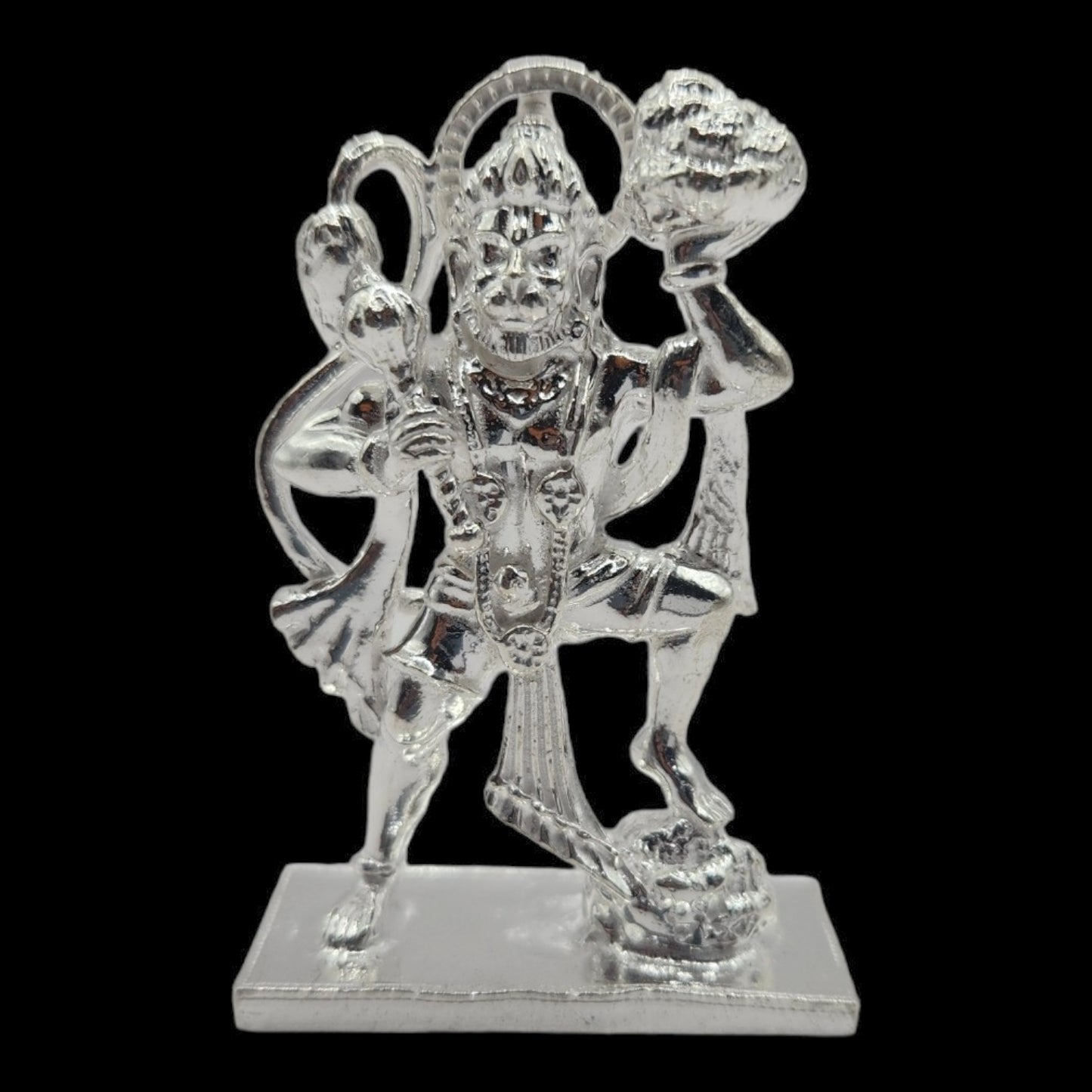 925 Silver Lord Hanuman Solid Idol