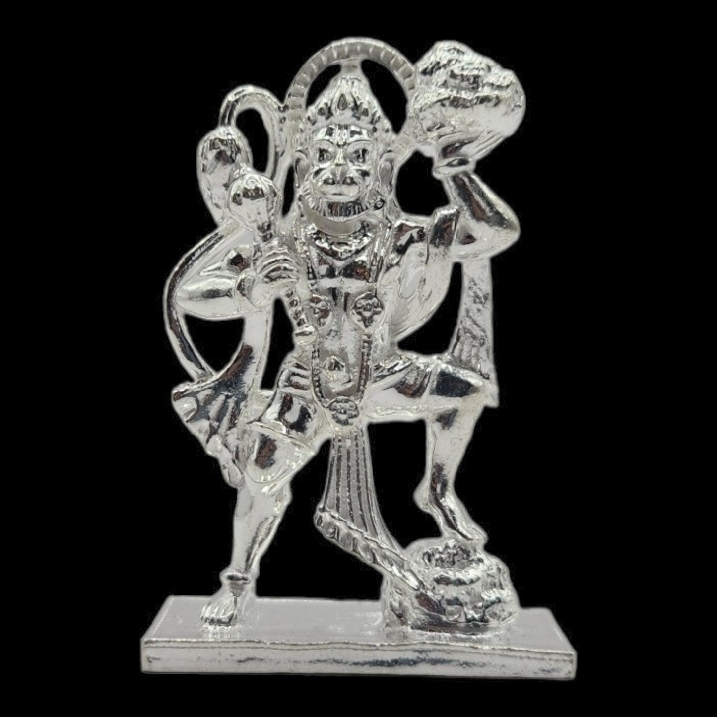 925 Silver Lord Hanuman Solid Idol