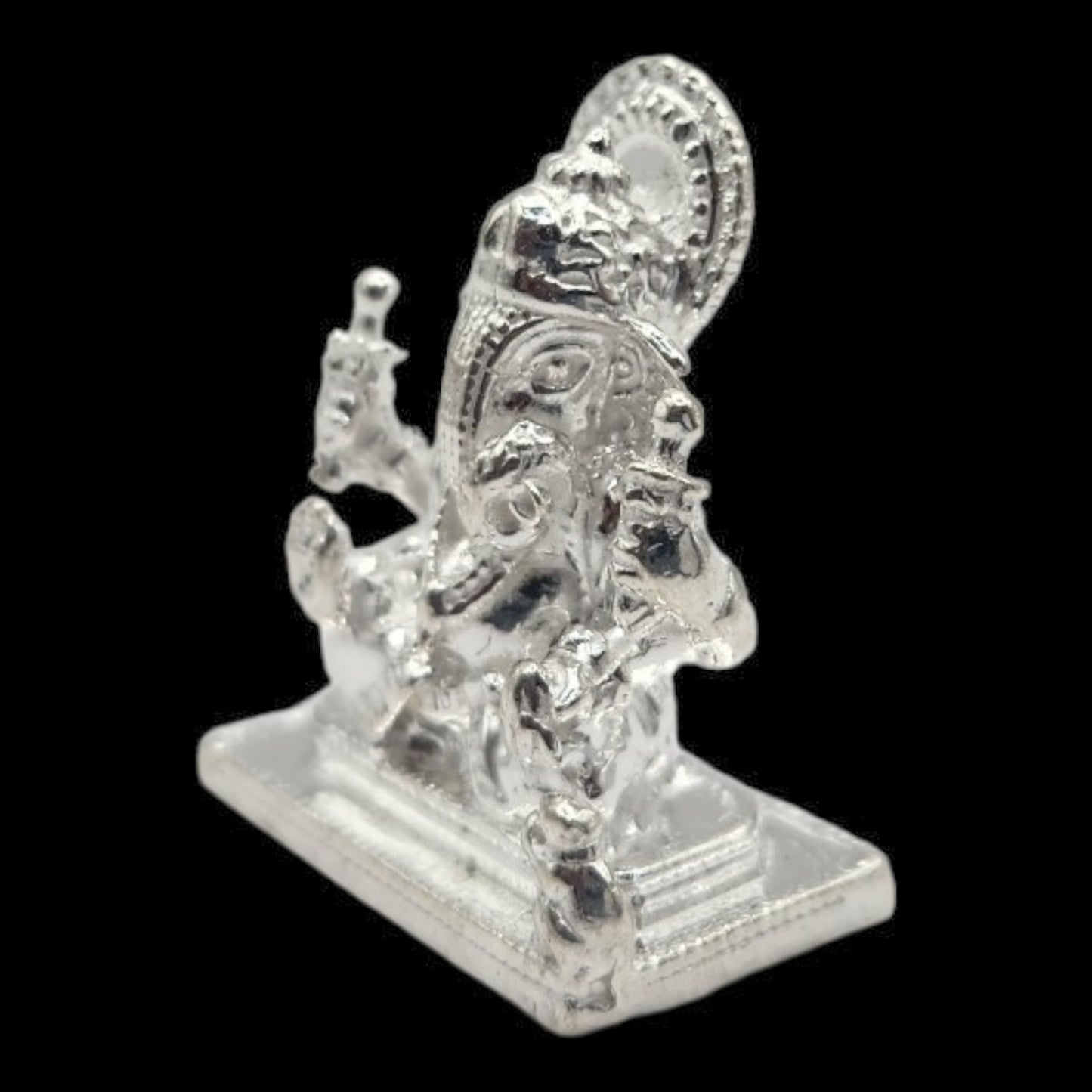 925 Silver Lord Ganesha Solid Idol