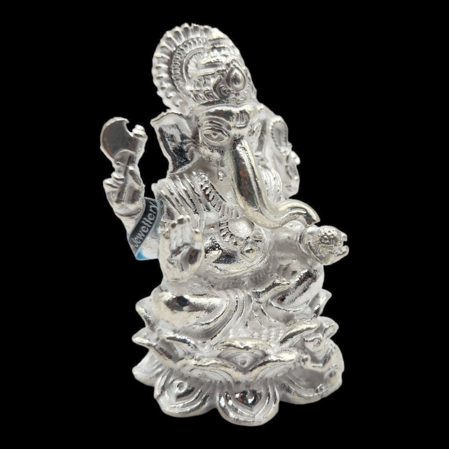 Silver Lord Ganesha Solid Idol